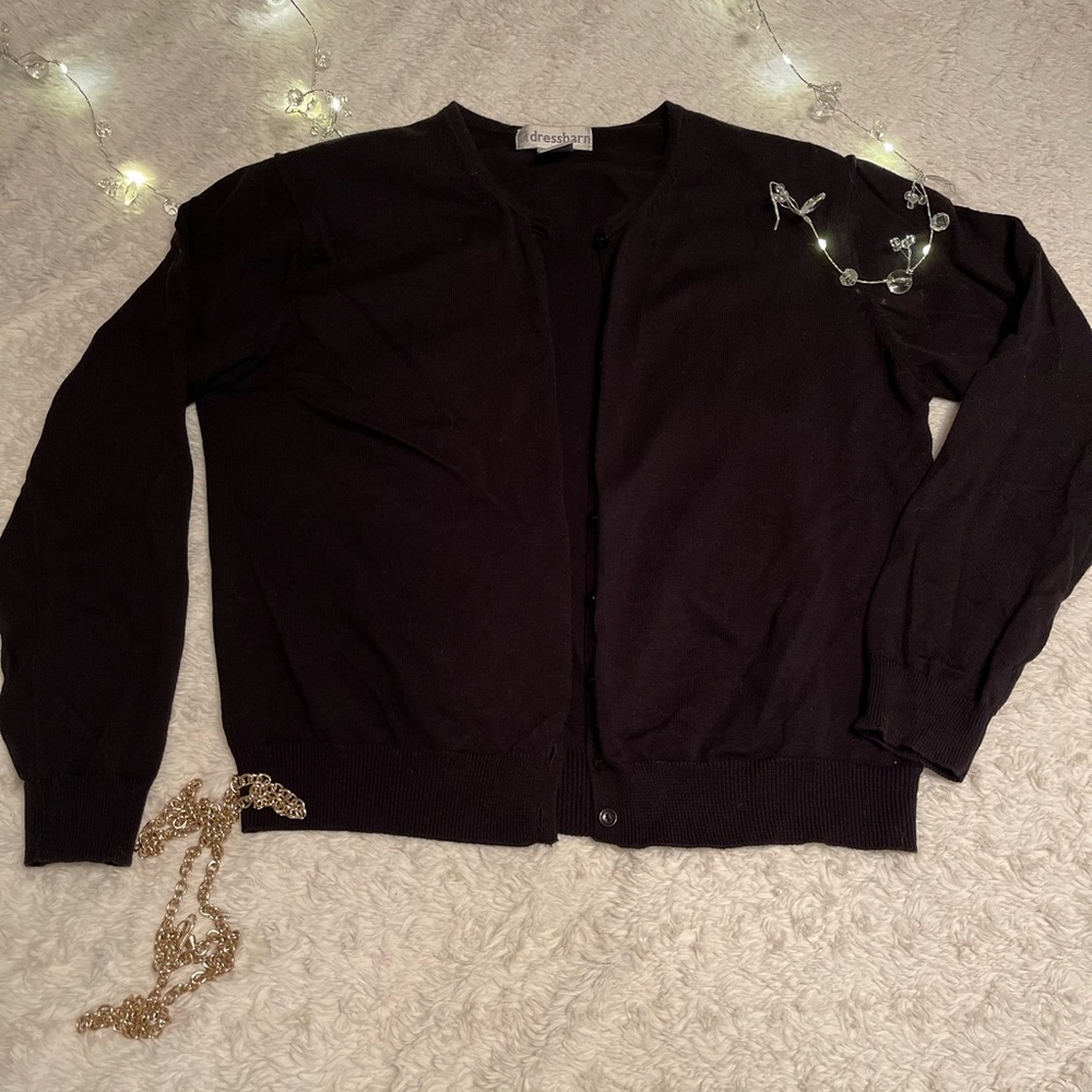 Dress Barn Medium black cardigan